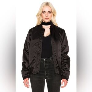 Acne Studios Leia Bomber Jacket in Black